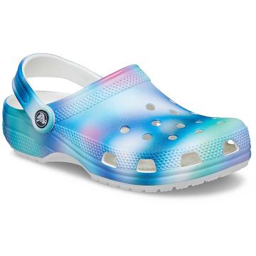 Zuecos Crocs Classic Solarized Mujer Azules | Mexico 0135TCEV